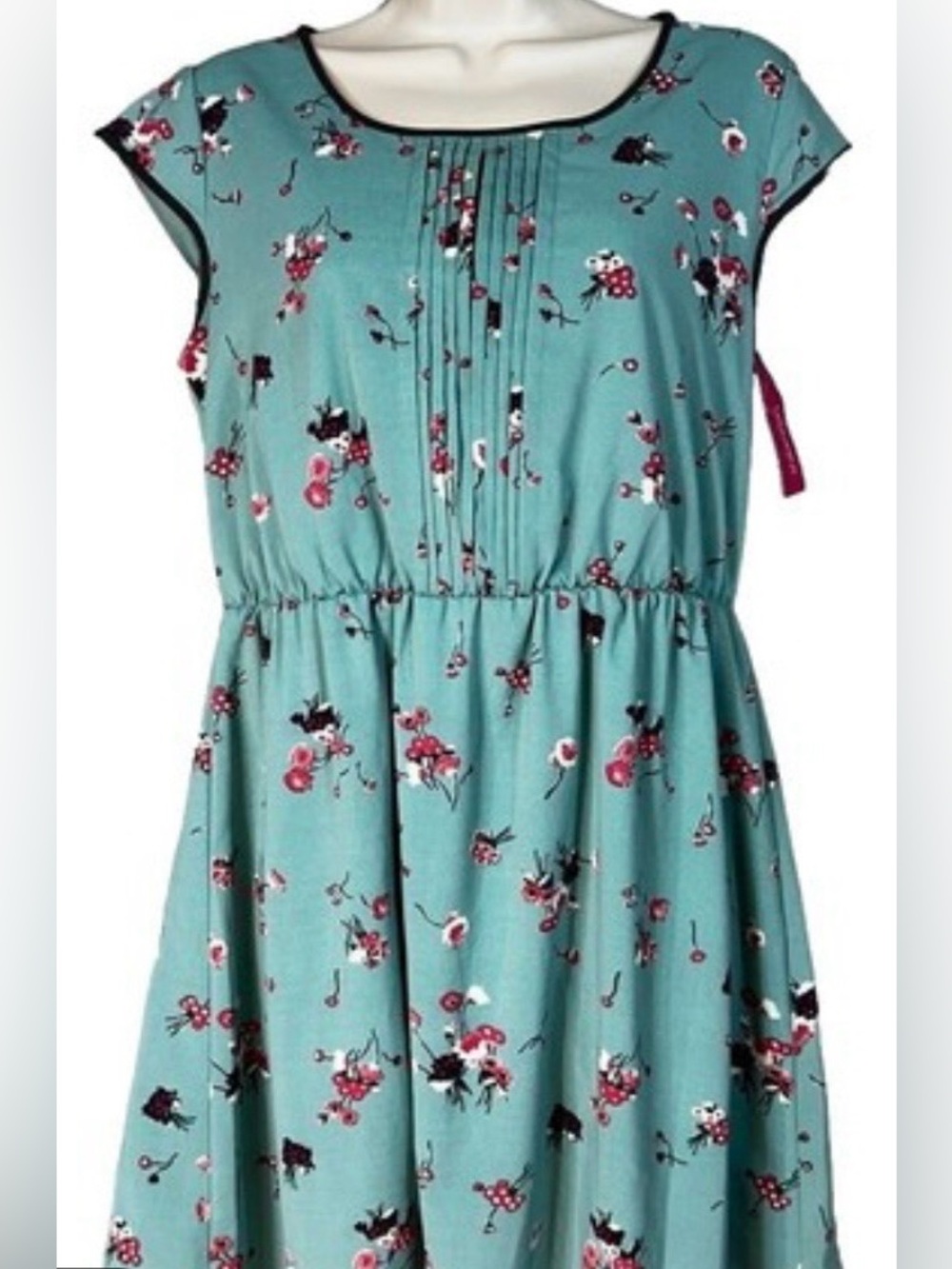 Xhilaration Teal Floral Dress